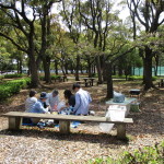 篠崎公園でお花見＆BBQ！！
