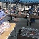 荒川区西日暮里の会社屋上でＢＢＱ！