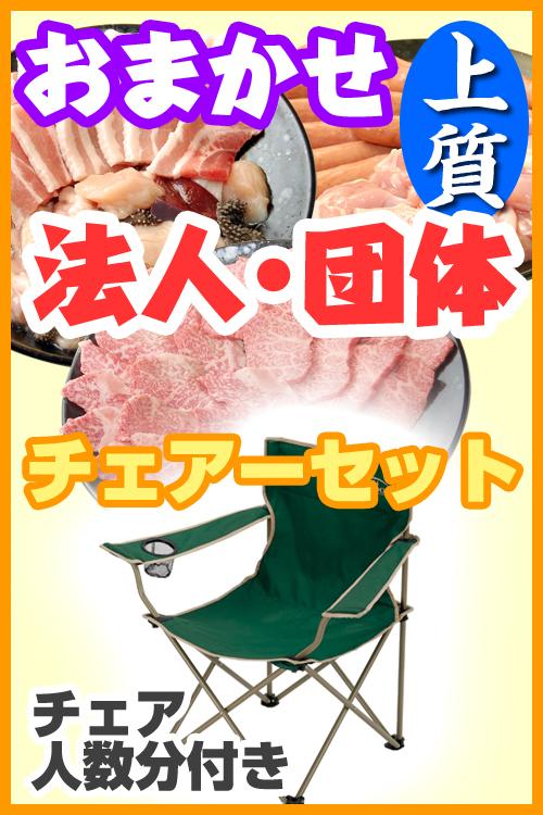 お任せ出張BBQ上質チェアコース　100名以上（税込4180円/人）/