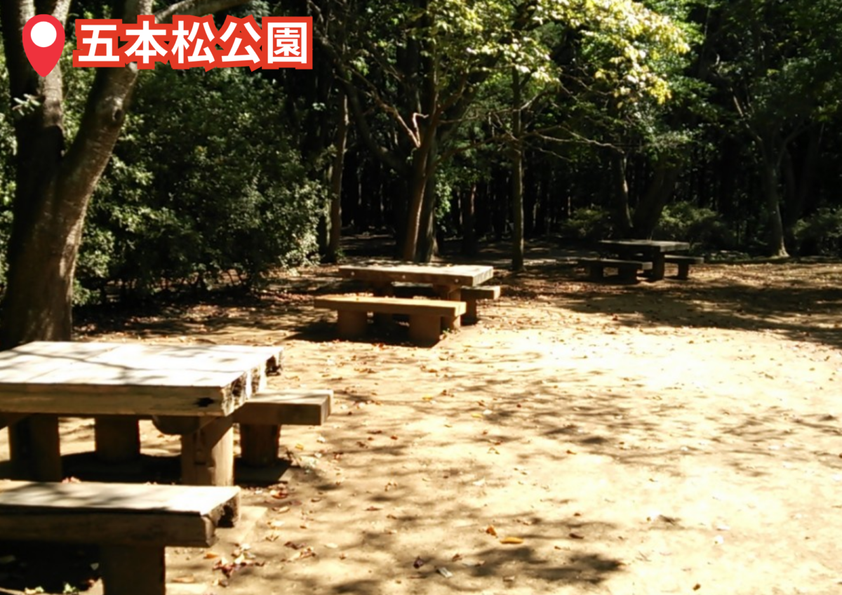 五本松公園 （千葉県・我孫子市）バーベキュースポット