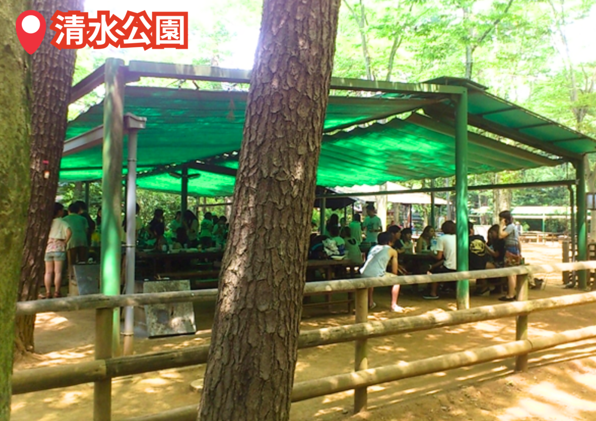 清水公園（千葉県・野田市）バーベキュースポット