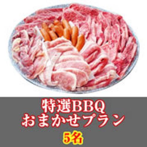 【015】特選おまかせBBQコース５名（お一人様3880円）/