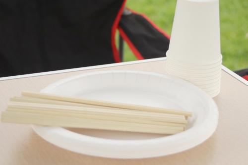 紙皿・割り箸・紙コップ・おしぼり(5人用セット)/