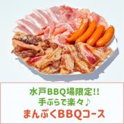 【水戸BBQ場】まんぷくBBQコース