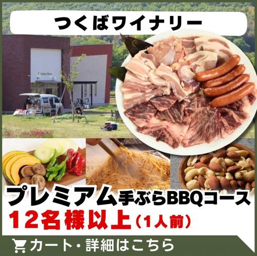 【つくばワイナリー】プレミアム手ぶらBBQコース(12名様以上)/