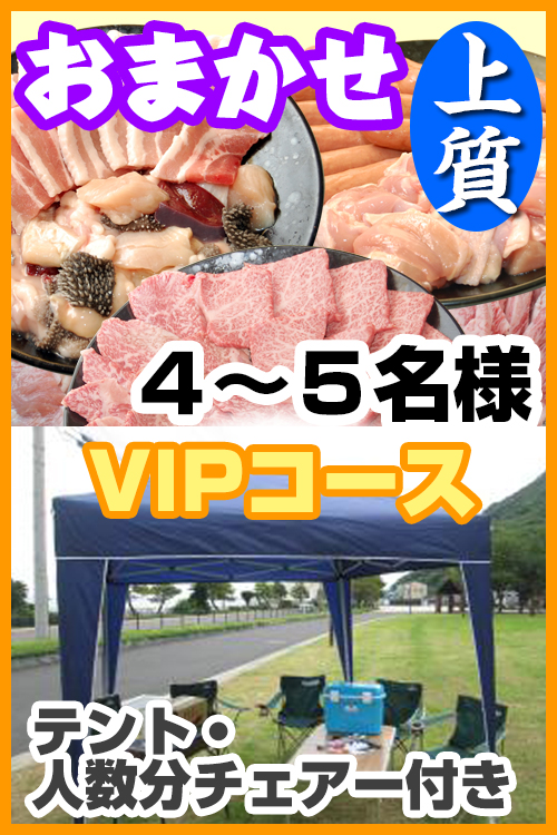 【143】お任せ出張片付け上質BBQＶＩＰコース4名～5名（お一人様5280円）/