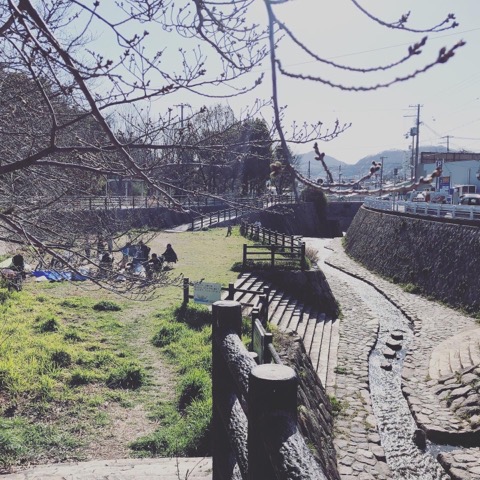 宇治川河川敷　(神戸市中央区)