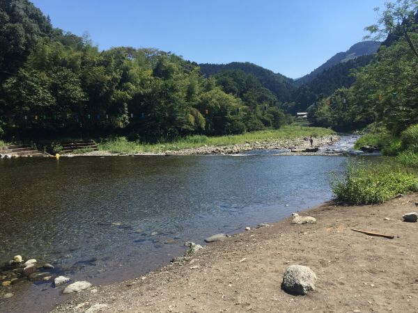 興津川 西里キャンプ適地 静岡市清水区 ４名様 出張バーベキュー満福静岡