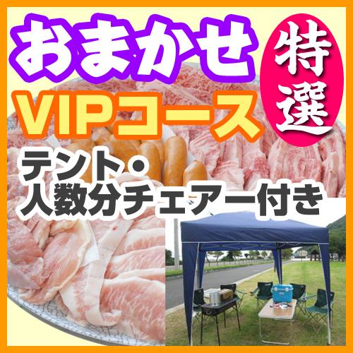 おまかせ特選BBQVIPコース　15名様以上（設置・火おこし・片づけ・ゴミの処理込みで、お一人様5980円！）/